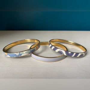 Three J. Crew  bangles. Good pre-worn condition.